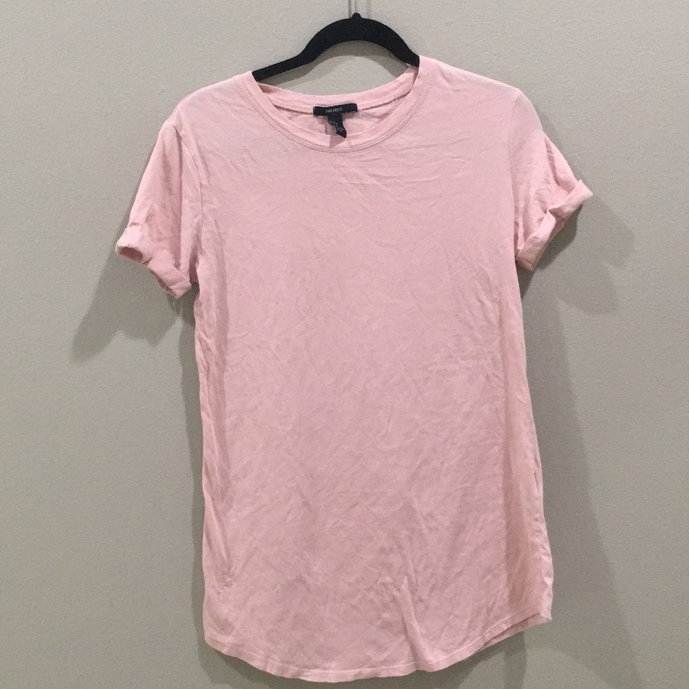Dusty rose T-shirt dress